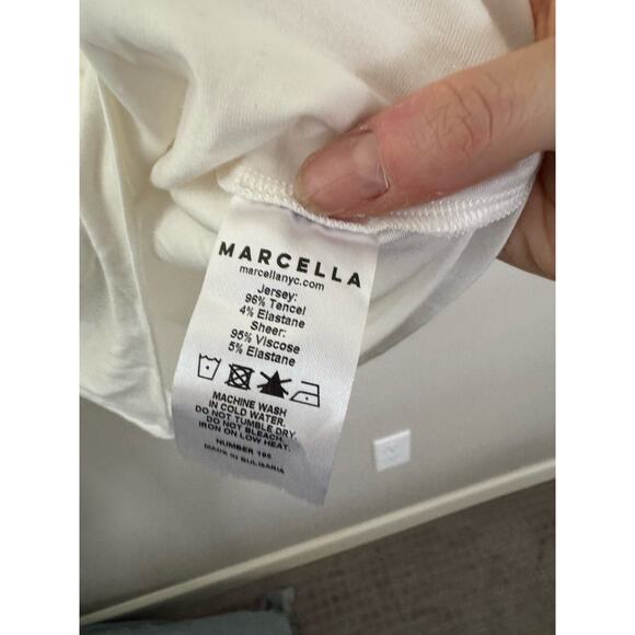 NWOT Marcella Niko Top in Off White SZ M - Picture 5 of 8
